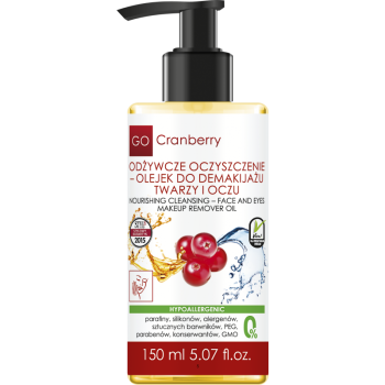 Olejek do Demakijażu Twarzy i Oczu GoCranberry 150 ml